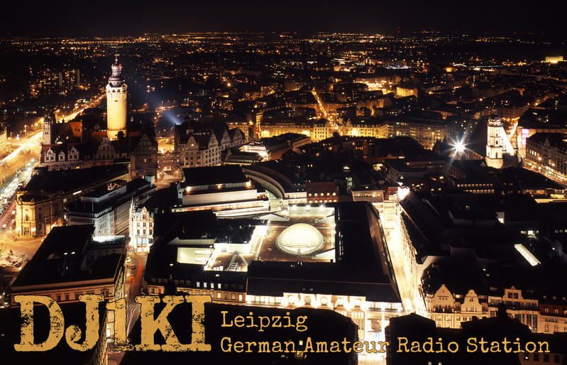 DJ1KI QSL Card Leipzig
